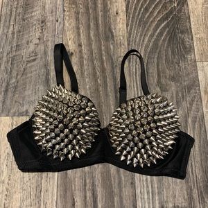 Studded Bra 34C
